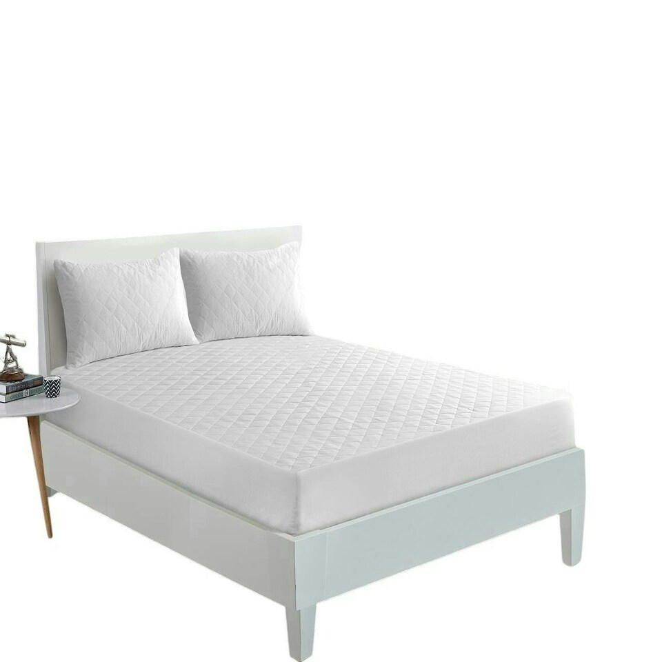 image 1 of Quilted 4ft Mattress Protector