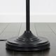 image 1 of ValueLights Traditional Style Black Barley Twist Floor Lamp With Mustard Light Shade