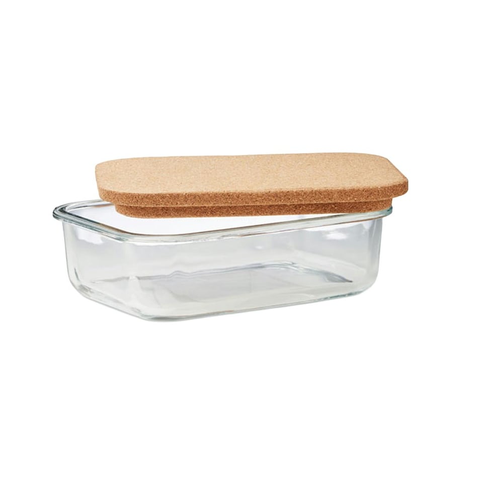 image 1 of MidOcean Canoa Borosilicate Glass Lunch Box - Transparent - One Size