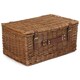 image 3 of 6 Person Green Tweed Classic Picnic Basket
