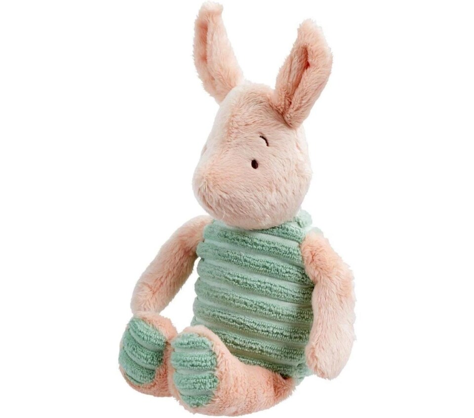 image 1 of Disney Piglet Plush Soft Toy Teddy Bear Baby Gift Winnie Pooh Rainbow Designs