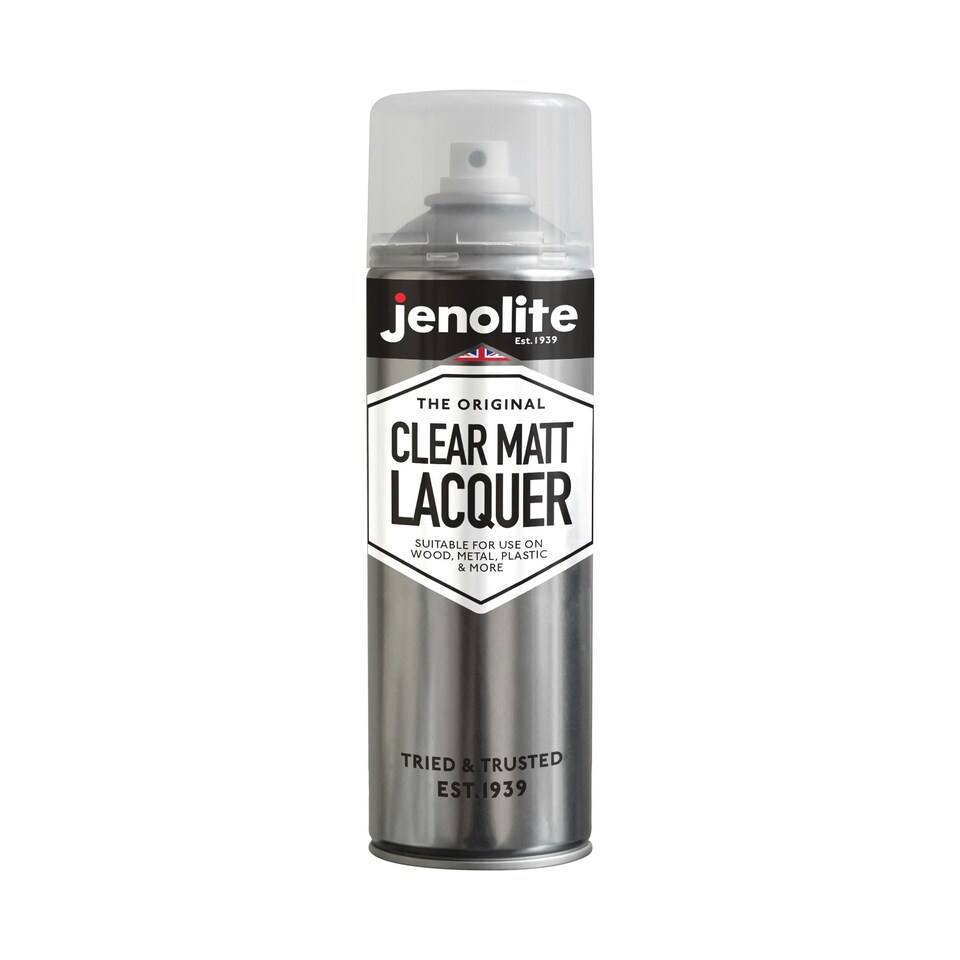 image 1 of Jenolite Clear Lacquer Spray - Matt - 500ml