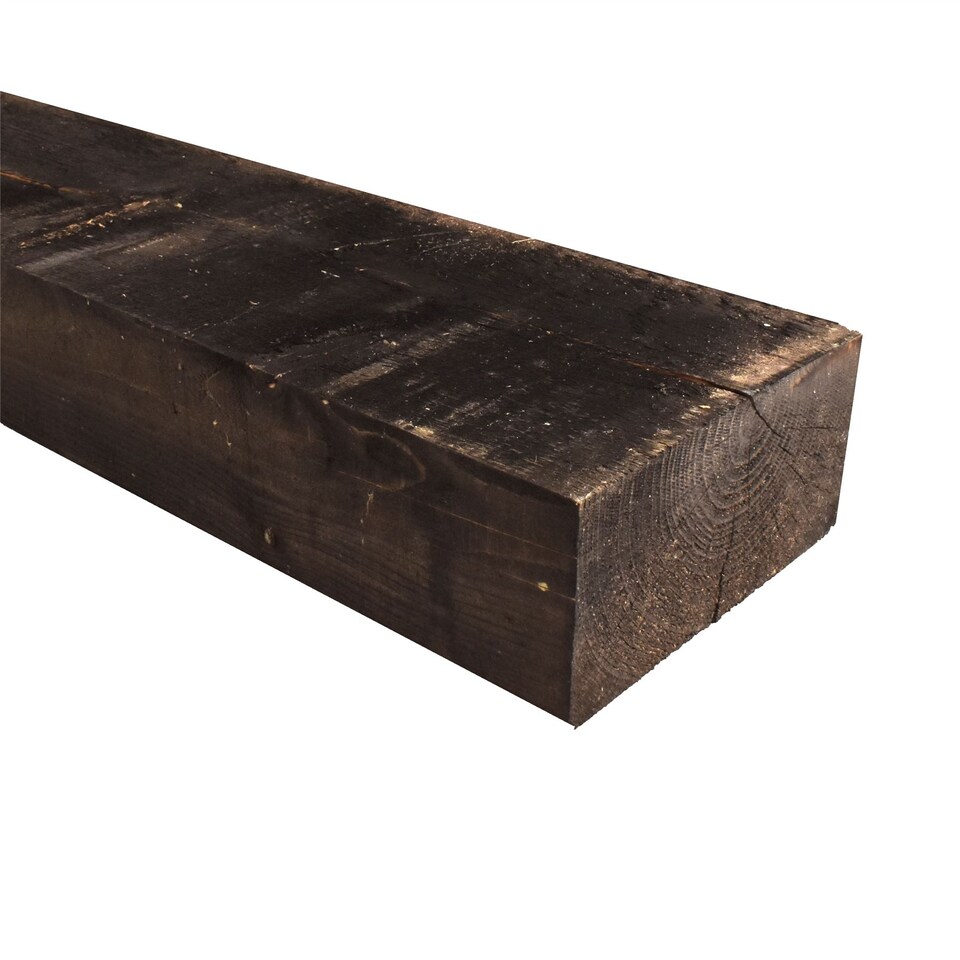 image 1 of Snowdon Timber Reject Treated Black Sleeper (H) 95mm (W) 195mm (L) 2.4m - 5 Pack
