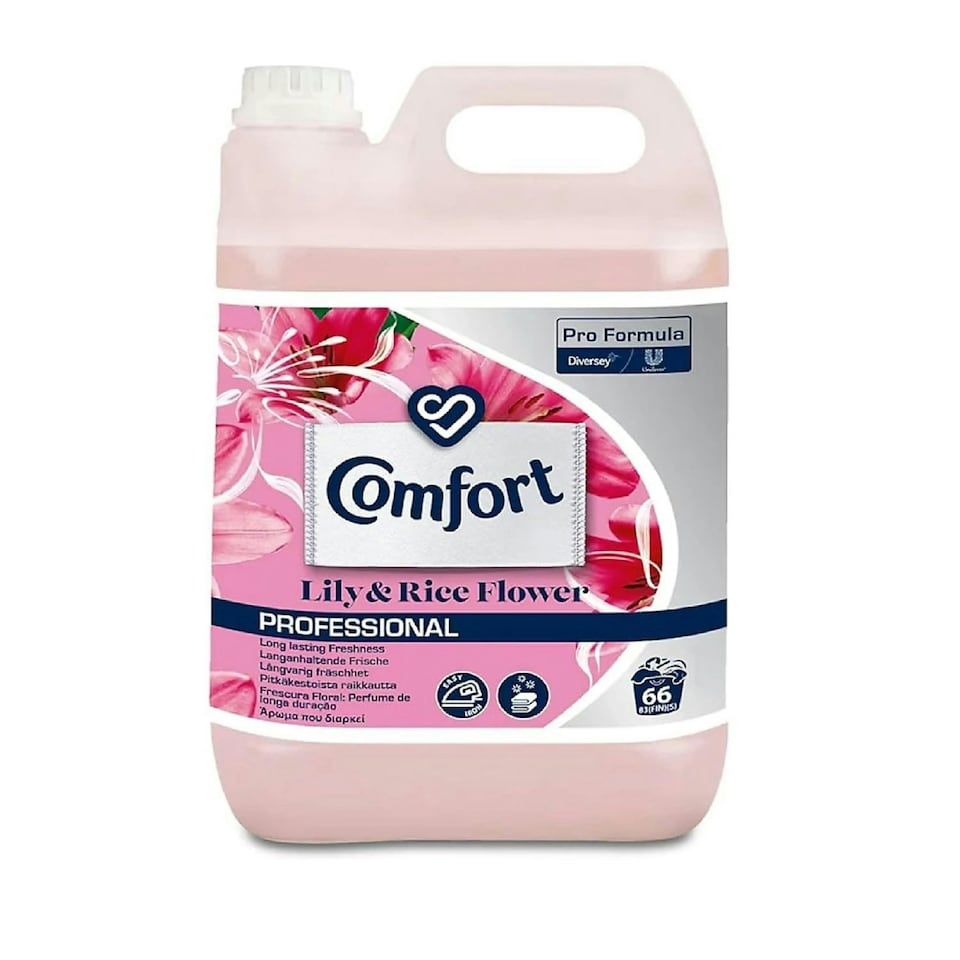 Comfort Professional Fabric Conditioner - Lily & Rice Flower - 5L