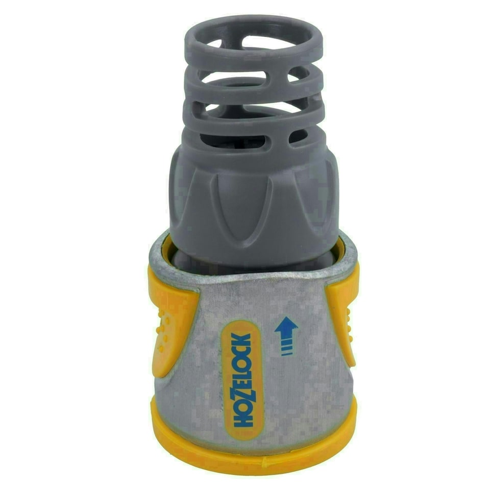 image 1 of Hozelock Metal Hose Pipe End Connector Quick Release Fitting Pro Water 2PK
