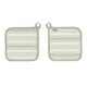image 3 of Ulster Weavers Sage Stripe Pot Mat