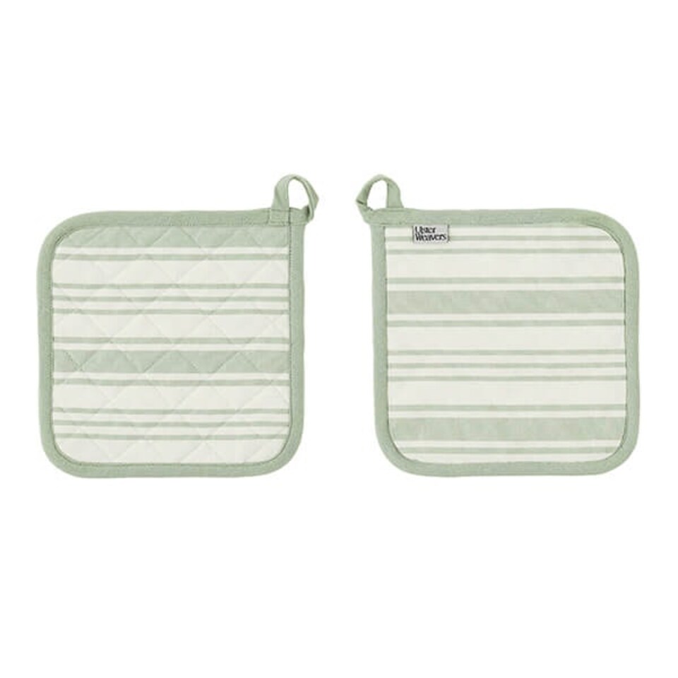 image 1 of Ulster Weavers Sage Stripe Pot Mat