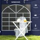 image 6 of Outsunny 3x3(m) or 3x6m Pop Up Gazebo Side Panels Replacement, 2 Pack, Blue