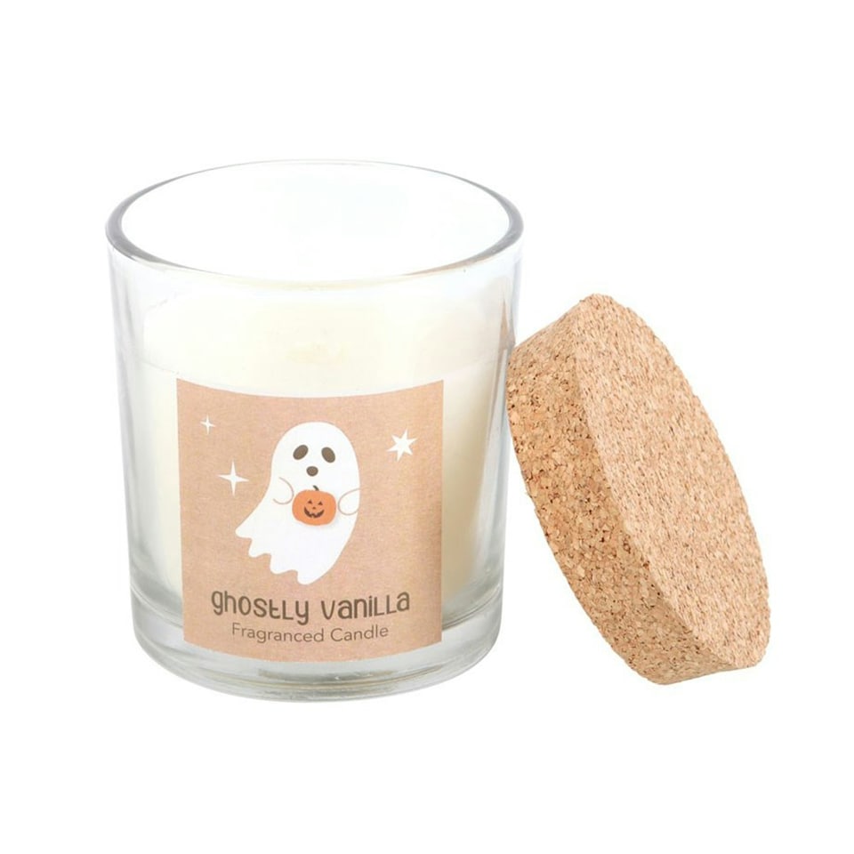 image 1 of Something Different Ghostly Vanilla Halloween Candle Jar - White - One Size