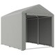 image 6 of Outsunny 1.6 x 2.2m Garden Storage Shed Portable Shed Tent, Light Grey Grey | Light Grey