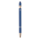 image 2 of MidOcean Scribble Recycled Aluminium Ballpoint Pen - Blue - 1cm x 14.3cm x 1cm