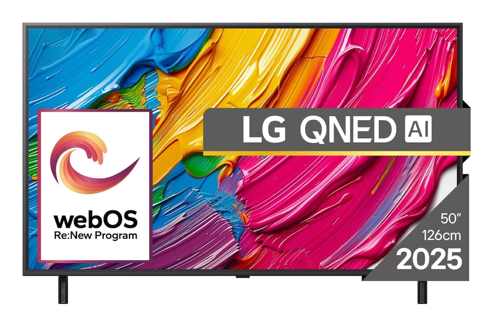image 1 of LG QNED 43QNED80A3A, 109.2 cm, 3840 x 2160 pixels, QNED, Smart TV, Wi-Fi, Black | Black | Black | 43"