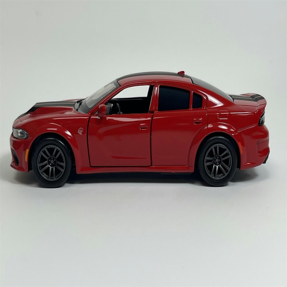 image 1 of Dodge Charger Red LHD Pull and Go 1:36 Scale Tayumo 36145215