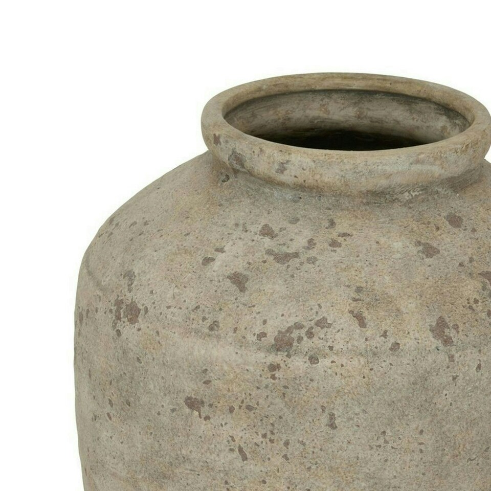 image 1 of Deruta Large Mottled Vase - Ceramic - L33 x W33 x H50 cm - Grey Grey