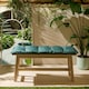 image 4 of OHS Outdoor 2 Seater Bench Cushion Garden Furniture Seat, 40x110cm - Green