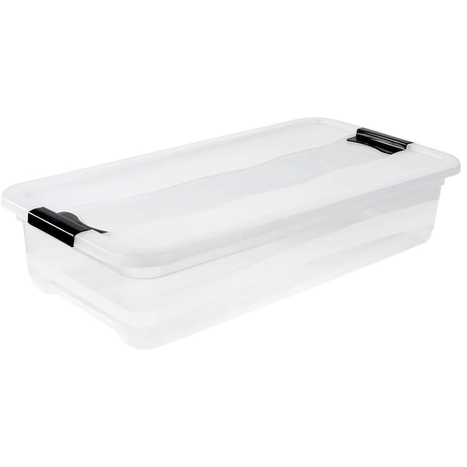 image 1 of Keeeper Crystal Box 33 Litre with Lid - Transparent