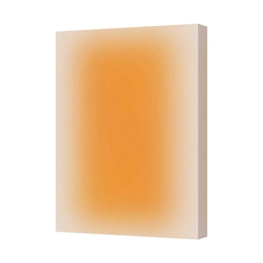 Abstract Orange Gradient Canvas Wall Art Modern Gallery Print
