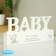 image 1 of Personalised Tiny Tatty Teddy Wooden Baby Ornament