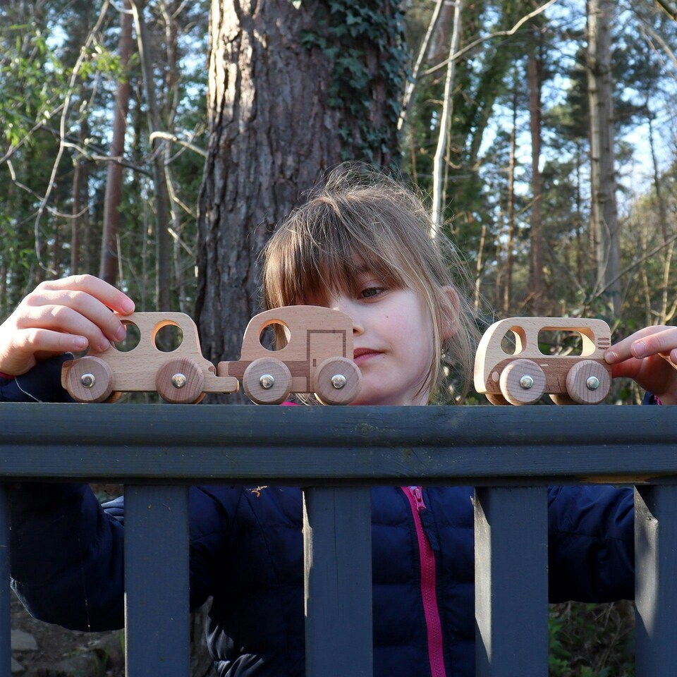image 1 of Natural Wooden Adventure Vehicles