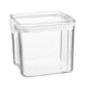 image 1 of Argon Tableware Food Storage Container - 700ml - White Reusable Airtight Stackable Meal Prep Lunch Box with Clip-Lock Lid