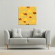 image 2 of Camels & Pyramids (Canvas Print) 77 x 77 x 4cm
