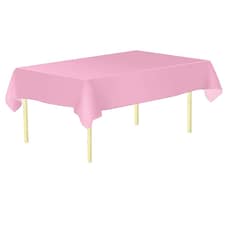 Disposable Plastic Table Cover, Table Liner - 54" x 72"