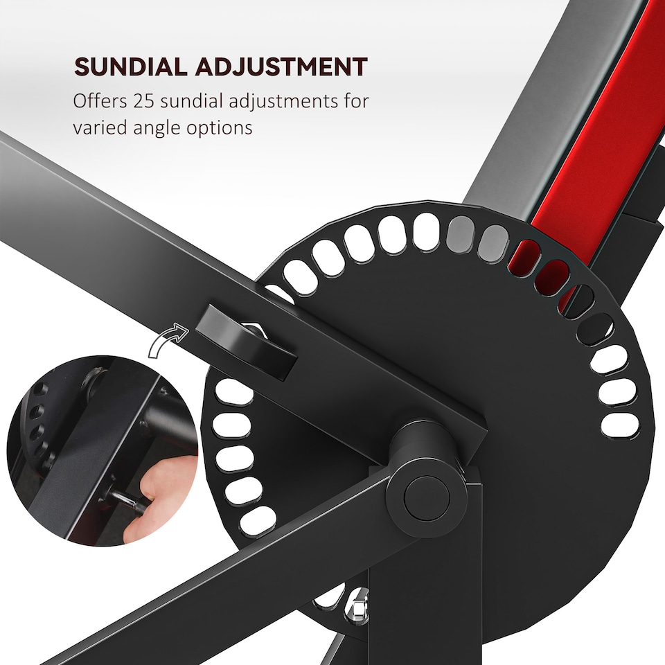 image 1 of SPORTNOW Adjustable Preacher Curl Bench with Elbow Cushion for Home Gym