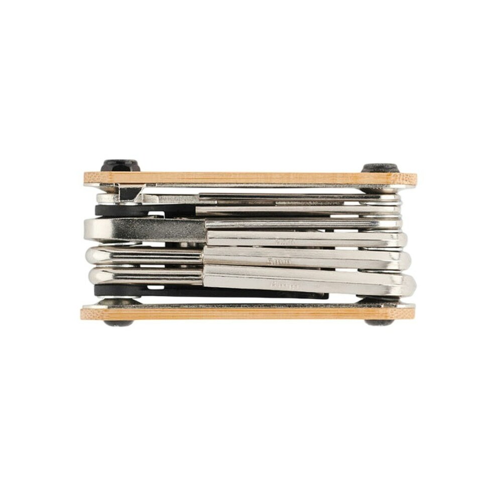 image 1 of MidOcean Mano Bamboo Multi Tool - Wood - One Size