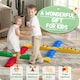 image 3 of AIYAPLAY 12-Piece Kids Balance Beam, Stepping Stones with Non-Slip Foot Pads