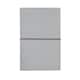 image 2 of XD Collection Recycled Leather A5 Notebook - Light Grey - One Size