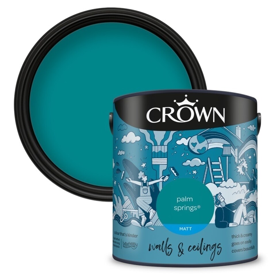 image 1 of Crown Walls & Ceilings Matt 2.5L Palm Springs