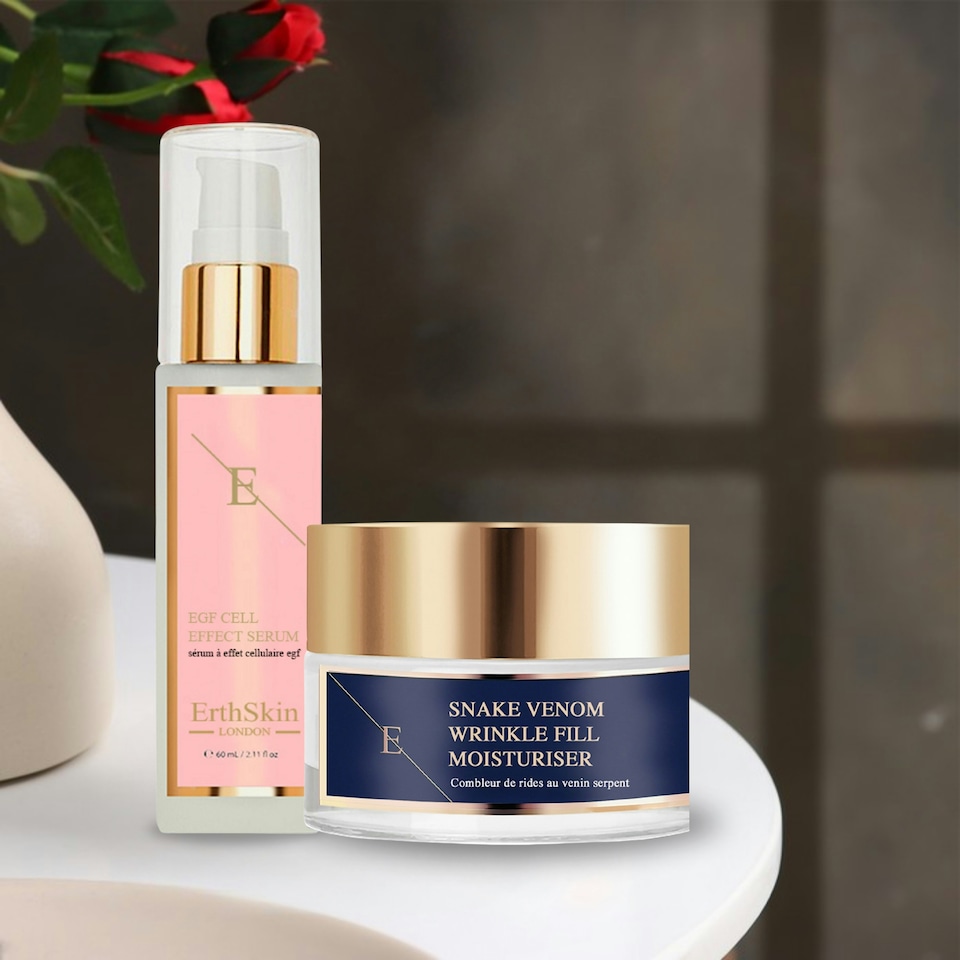 image 1 of Wrinkle Fill Moisturizer & Egf Serum Anti-Aging Set