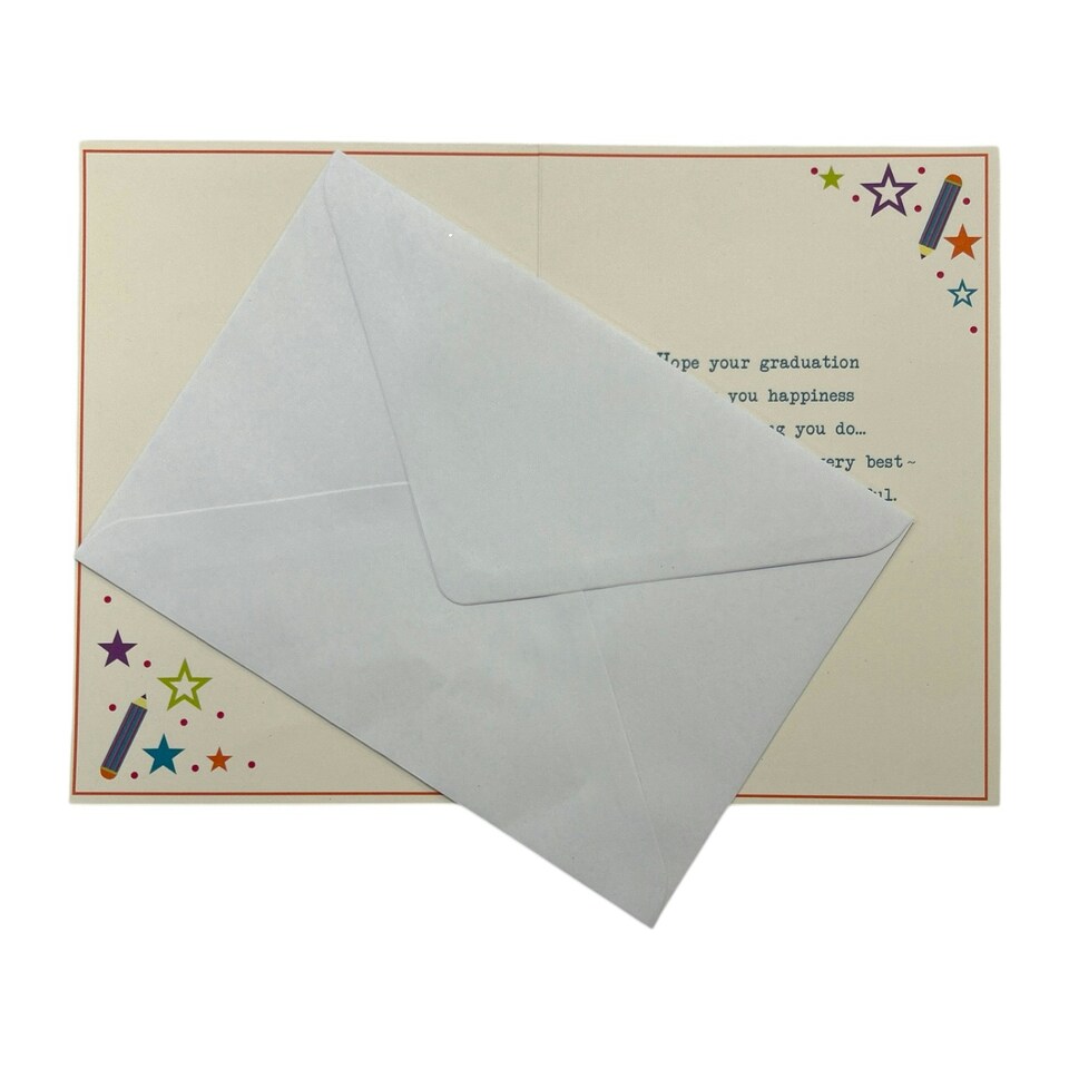 image 1 of On Your Graduation Stars Design Congratulations Card