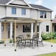 image 2 of Outsunny Pergola Kit with 3-Way Corner Brackets & Post Base for 92mm Lumber