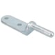image 4 of 12.5mm Bolt On Gudgeon Tailboard Hinge Pin for Trucks Trailers Zinc Plated 20pc Silver