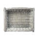 image 3 of Large Grey Wash Wooden Handled Storage Basket | Grey | Grey