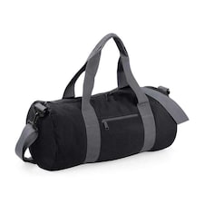 Bagbase Original Duffle Bag - Black/Grey - One Size