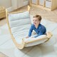 image 5 of Tutti Bambini Scala Montessori Pikler Rocking Frame Cushion - Boucle Natural