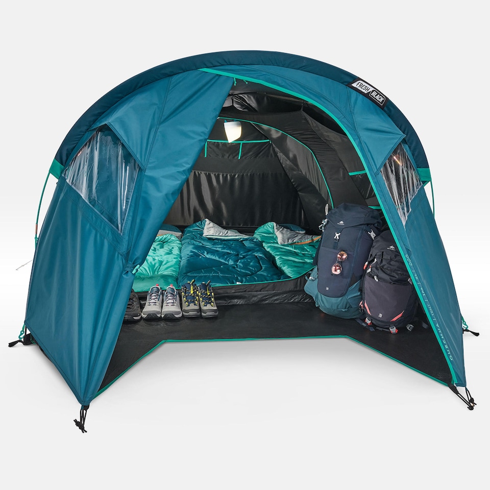 image 1 of Decathlon Camping tent - MH100 XL Fresh & Black - 3 person