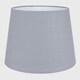 image 2 of ValueLights Aspen Grey Floor Lamp Shade Grey