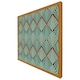 image 4 of Green geometric rays (Picture Frame) Brown | L