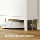 image 5 of HOMCOM 2 Drawer Shoe Cabinet with Flip Doors for Hallway, Entryway White | 80 x 24 x 95.5 cm