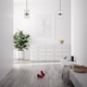 image 6 of Traditional Clear Glass Tiffany Style Pendant Light Shade with Green Panels | Green | Green | 1