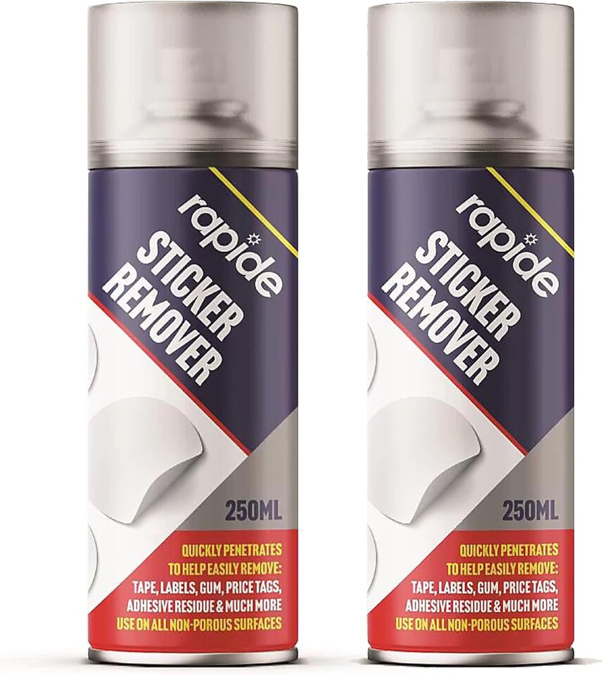 image 1 of 1 x 250ml Sticker Remover Spray Easily Removes Art & Crafts Labels & All Adhesive Residue