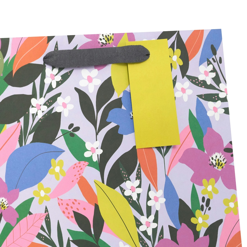 image 1 of Bountiful Floral Large Gift Bag - Pack of 3