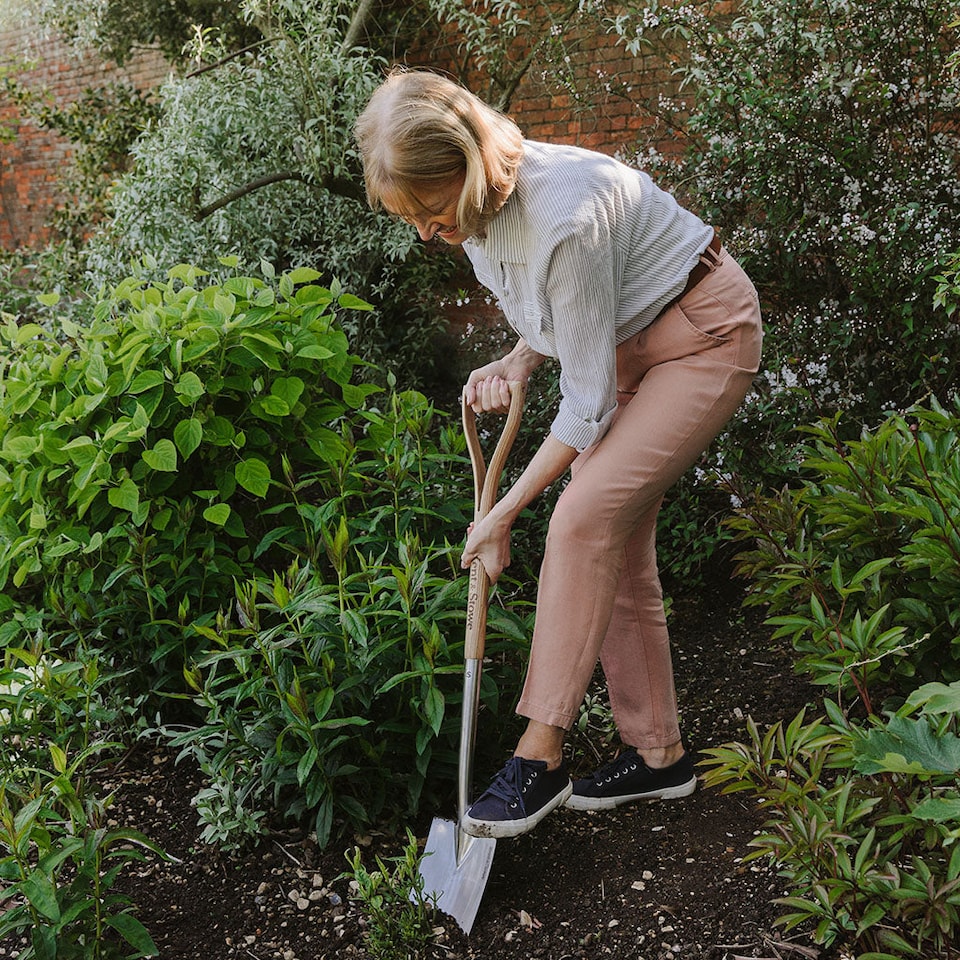 image 1 of Kent & Stowe - Stainless Steel Garden Life Digging Spade, FSC | Silver