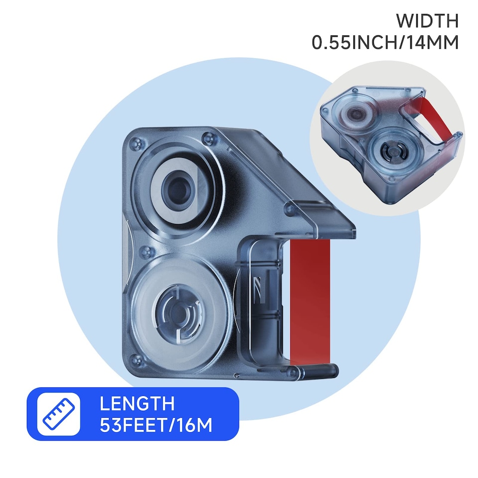 image 1 of NIIMBOT N1 Thermal Transfer Ribbon Cartridge Red