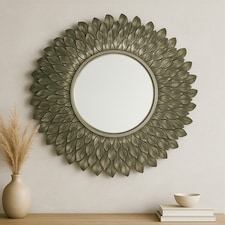 Tribeca Grey Wall Mirror Grey