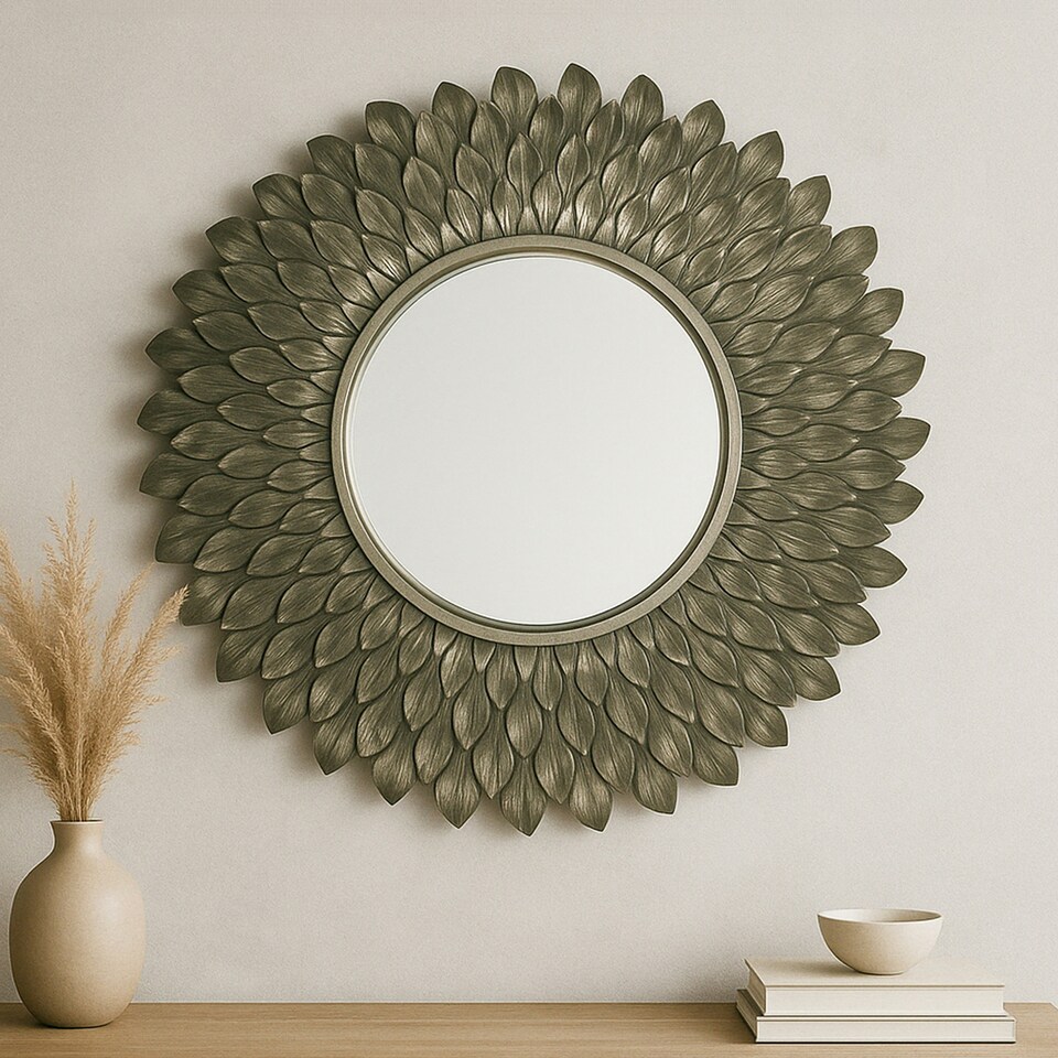 image 1 of Tribeca Grey Wall Mirror Grey
