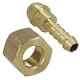 image 1 of Welding Gas Hose Connector 5/16 Hose Tail with 3/8 BSP Left Handed Thread 1pc